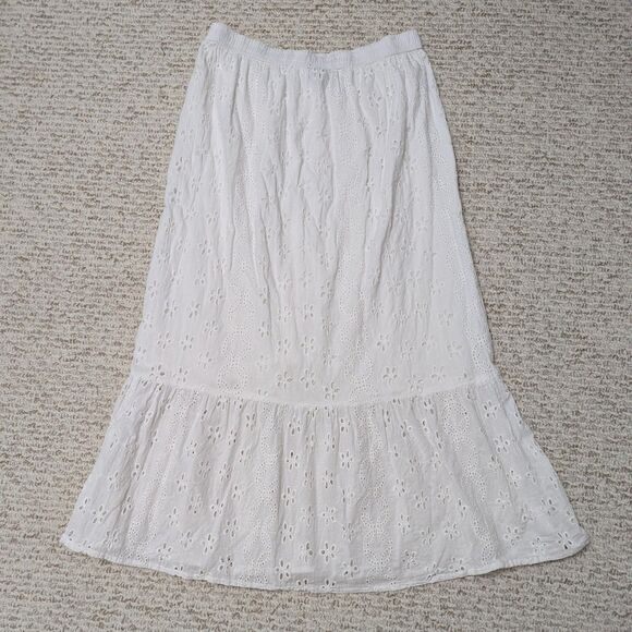 NAOO Women's Sz M Cotton Maxi Skirt - Picture 2 of 3